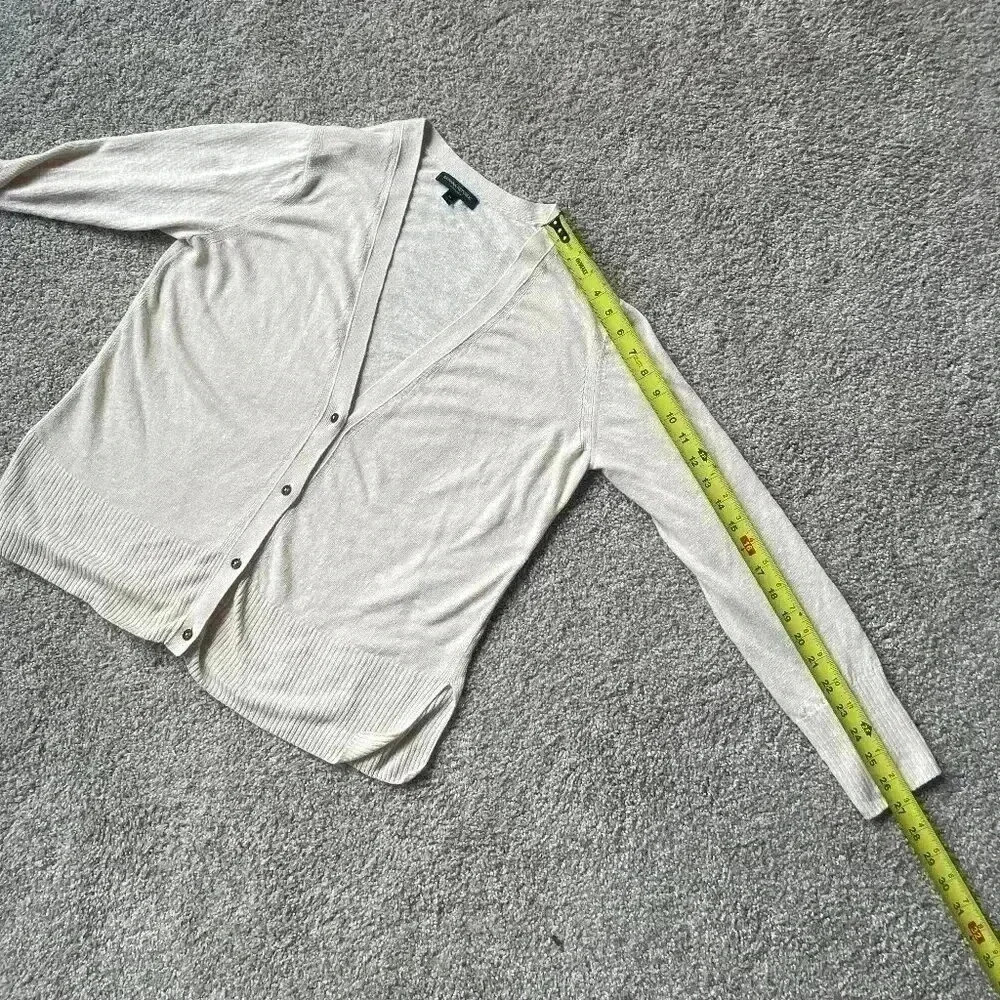 Lightweight Linen Knit Boyfriend Cardigan by Banana Republic - Picture 12 of 12